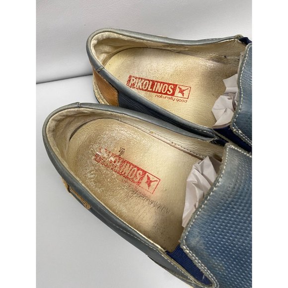 Pikolinos Loafers Shoes Mens size 9.5- 10 Blue Espadrilles Slip on EU 43 - Picture 3 of 11